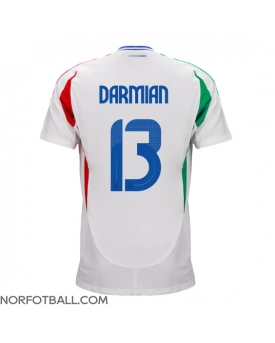 Billige Fotballdrakt Italia Matteo Darmian #13 Replika Bortedrakt EM 2024 Kortermet